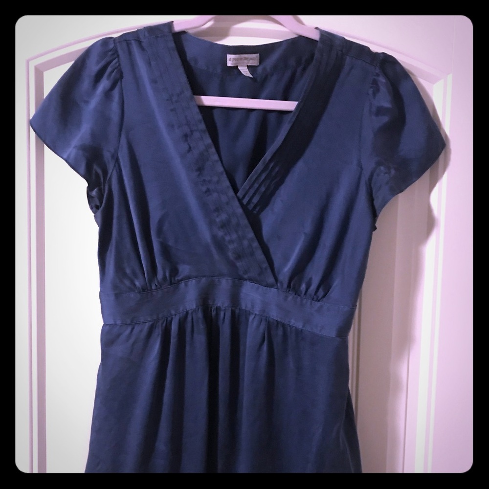 Maternity Pea in the pod silk top
